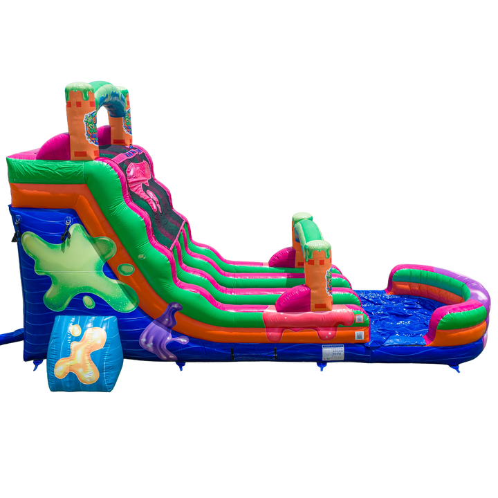 18FT Big Slime Dual Lane Slide