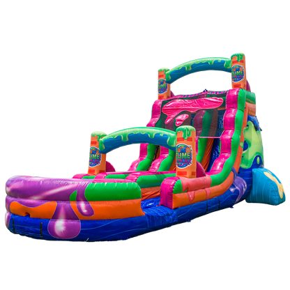 18FT Big Slime Dual Lane Slide