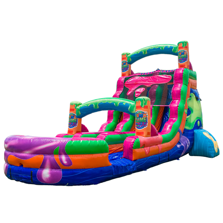 18FT Big Slime Dual Lane Slide