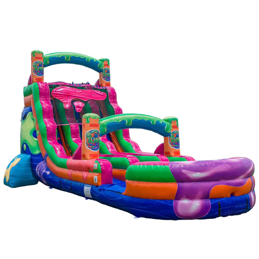 18FT Big Slime Dual Lane Slide