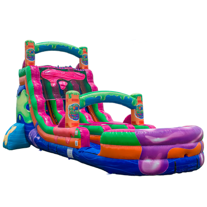18FT Big Slime Dual Lane Slide