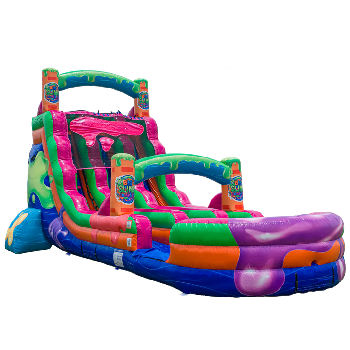 18FT Big Slime Dual Lane Slide