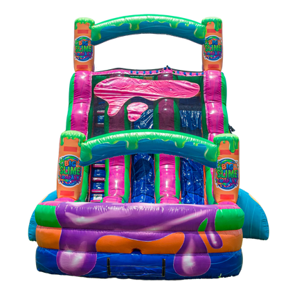 18FT Big Slime Dual Lane Slide