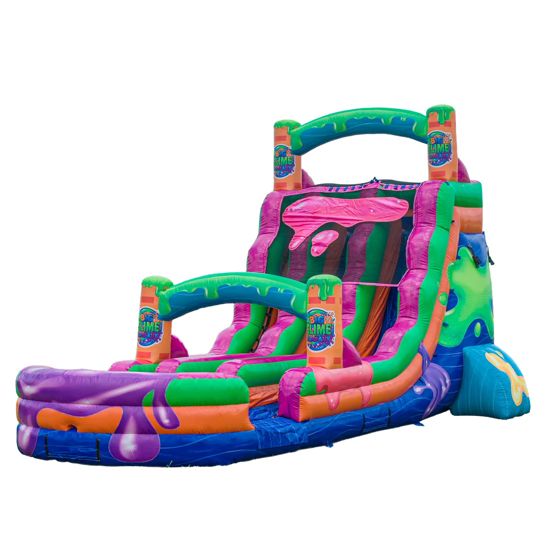 18FT Big Slime Dual Lane Slide