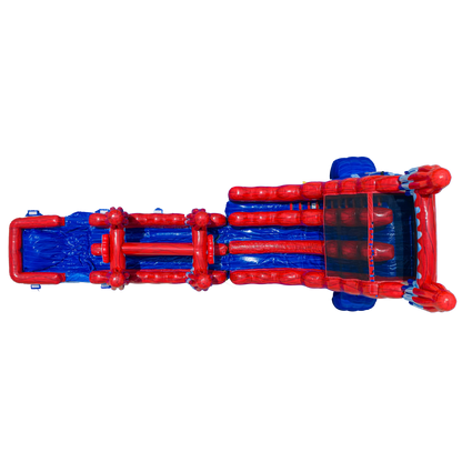 22FT Red, White and Cool Dual slide w/ Slip N Slide