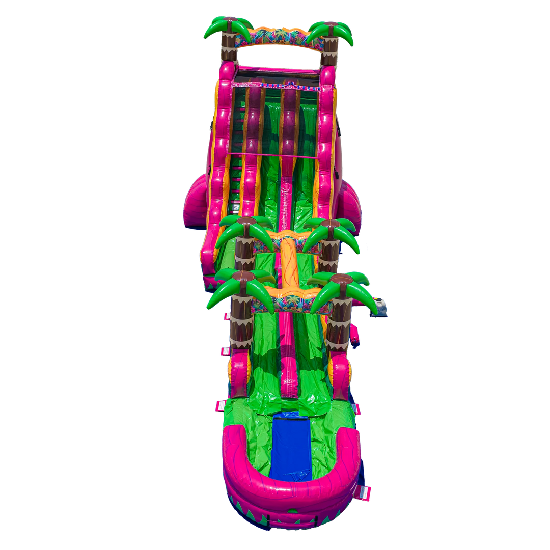 22FT Magenta Dual slide w/ Slip N Slide