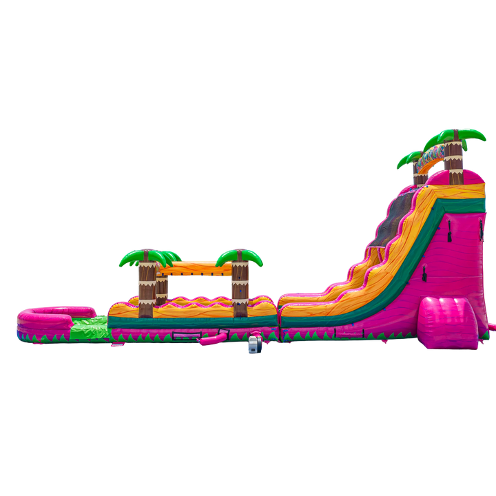 22FT Magenta Dual slide w/ Slip N Slide