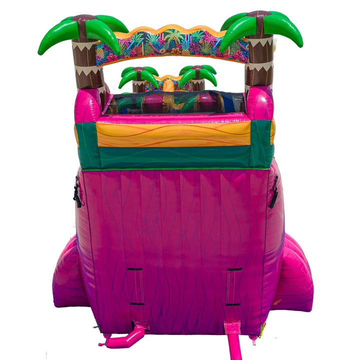 22FT Magenta Dual slide w/ Slip N Slide
