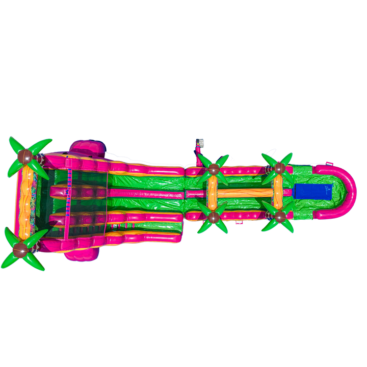 22FT Magenta Dual slide w/ Slip N Slide