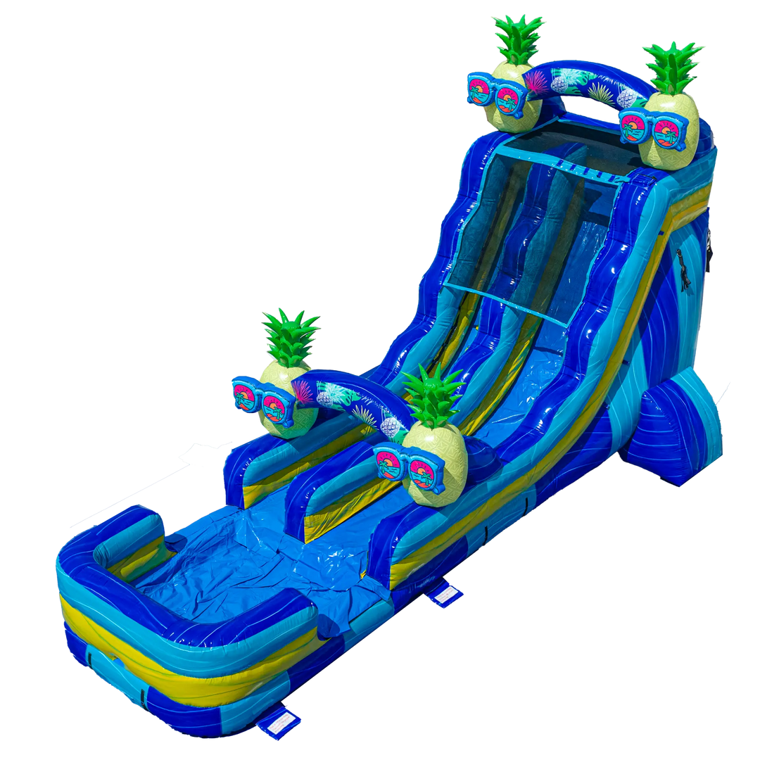 18FT Pineapple Single Lane Slide