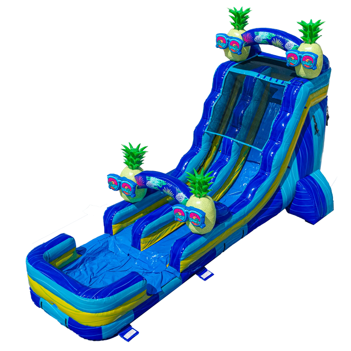 18FT Pineapple Single Lane Slide