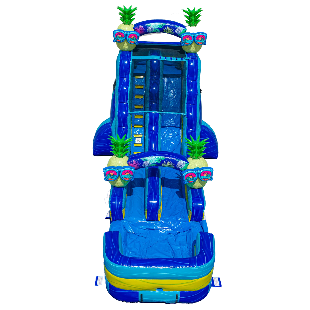 18FT Pineapple Single Lane Slide