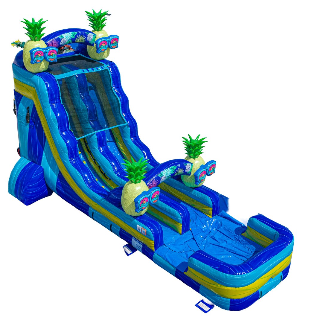 14FT Pineapple Single Lane Slide