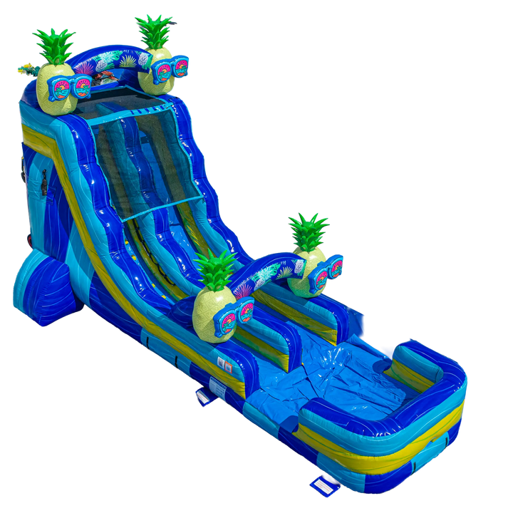 18FT Pineapple Single Lane Slide