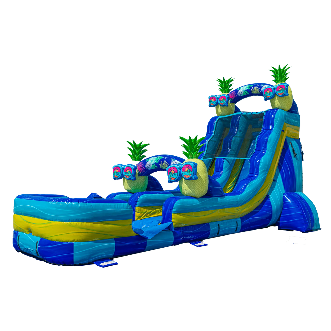 18FT Pineapple Single Lane Slide