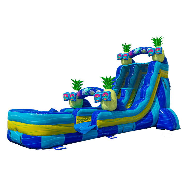 18FT Pineapple Single Lane Slide