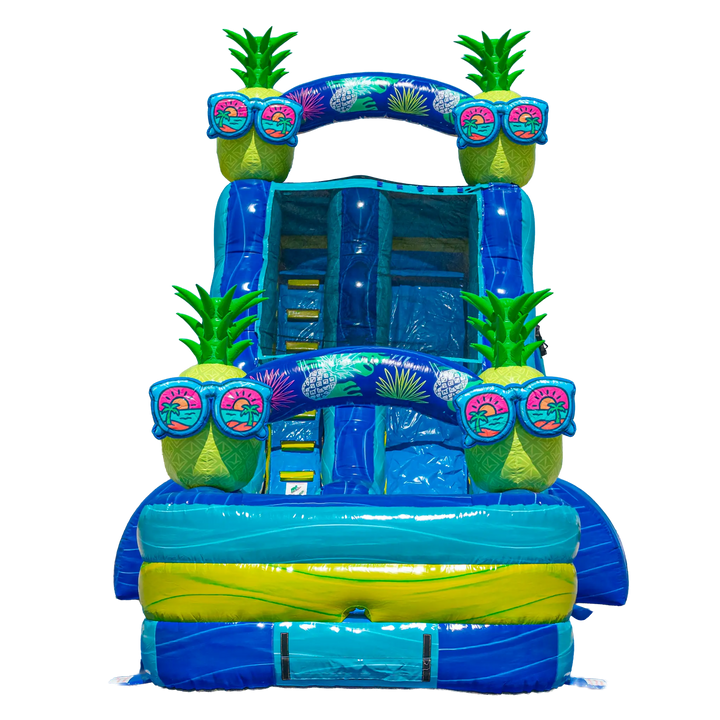 18FT Pineapple Single Lane Slide