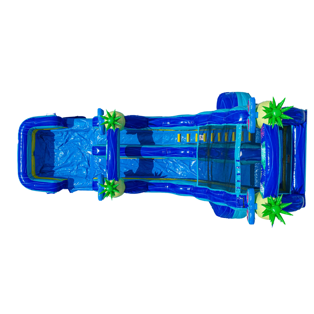 18FT Pineapple Single Lane Slide