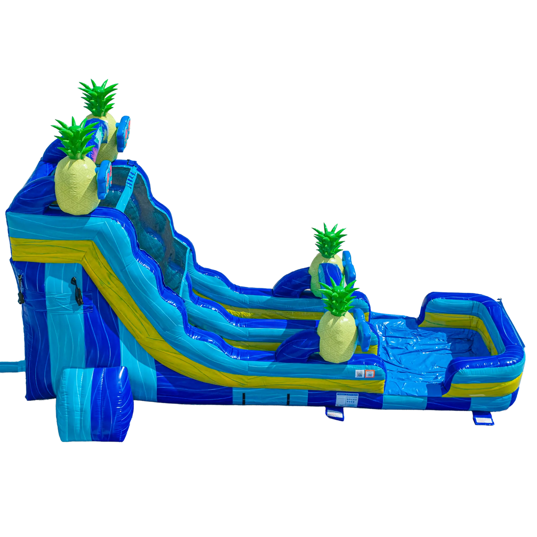 18FT Pineapple Single Lane Slide
