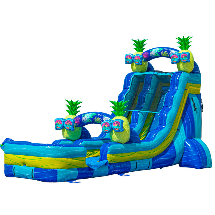 14FT Pineapple Single Lane Slide