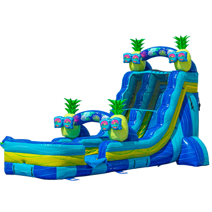 18FT Pineapple Single Lane Slide