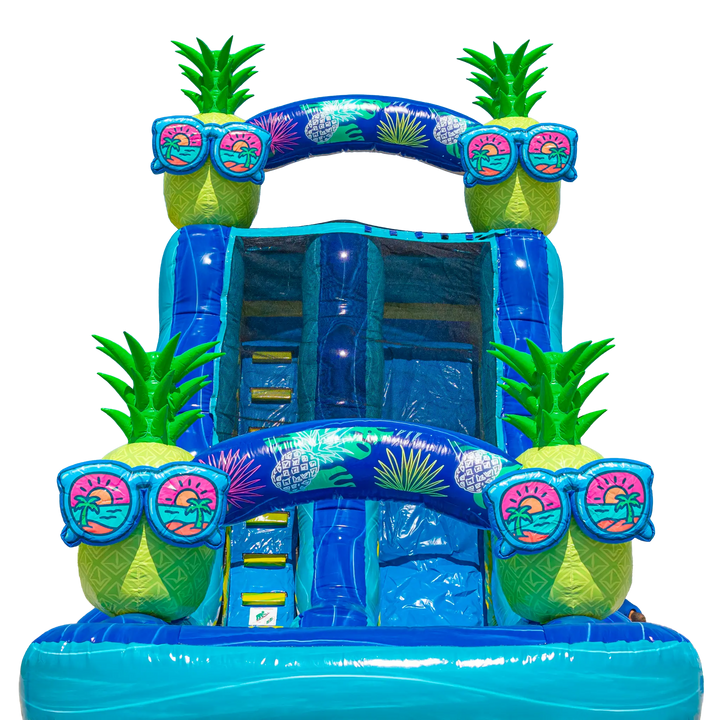 18FT Pineapple Single Lane Slide