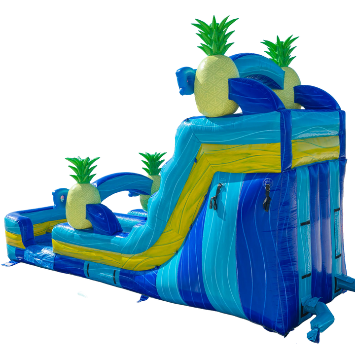 16FT Pineapple Single Lane Slide