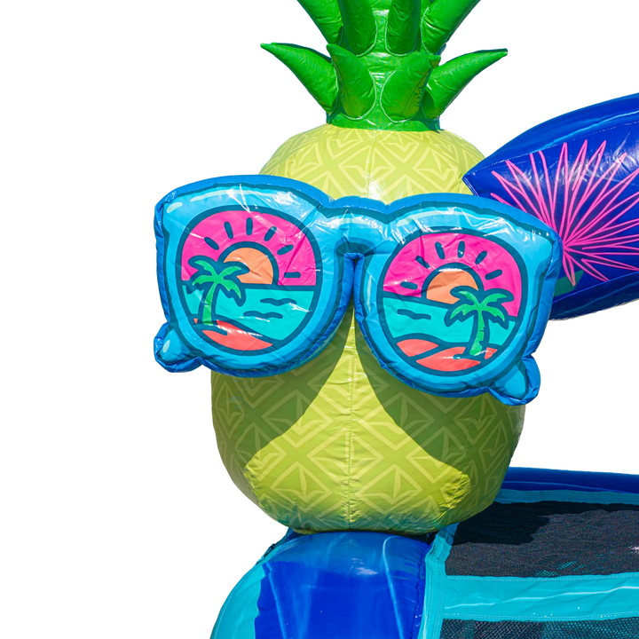 16FT Pineapple Single Lane Slide