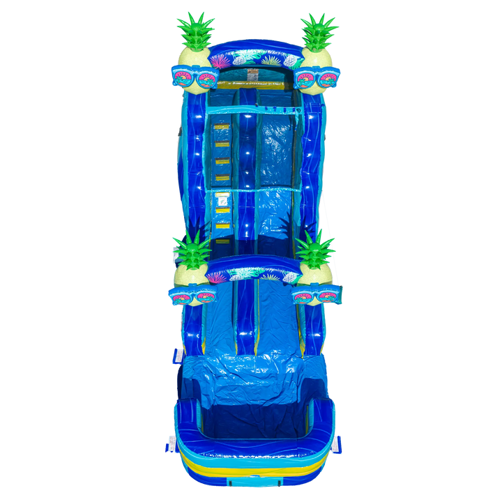 16FT Pineapple Single Lane Slide