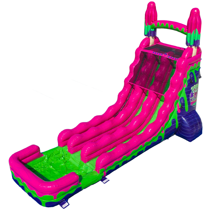 22FT Sour Splashdown Dual Lane Slide