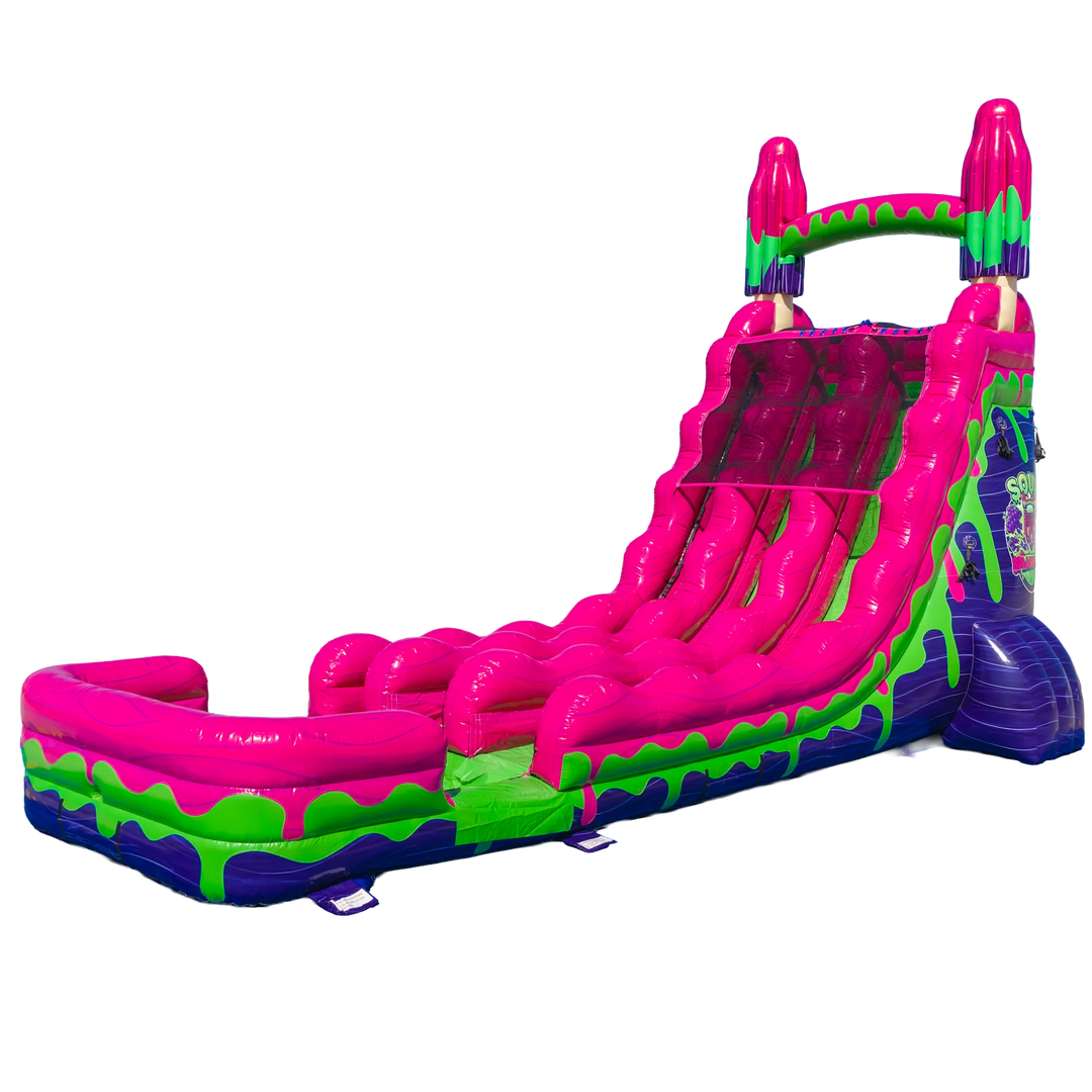 22FT Sour Splashdown Dual Lane Slide