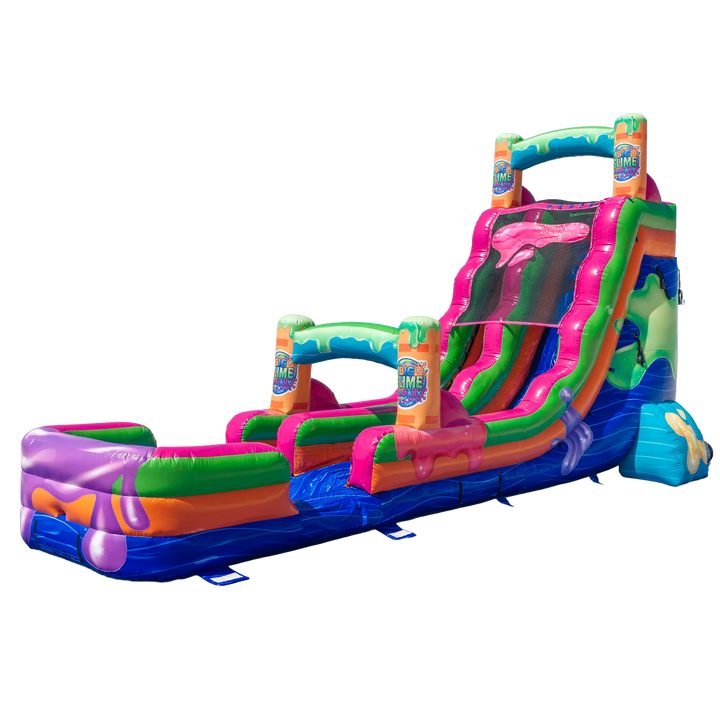 20ft Big Slime Company Single Lane Slide