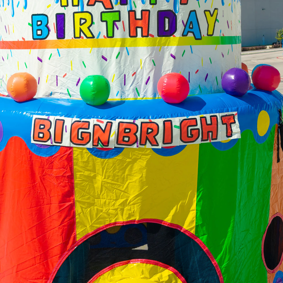Birthday Cake Bounce House