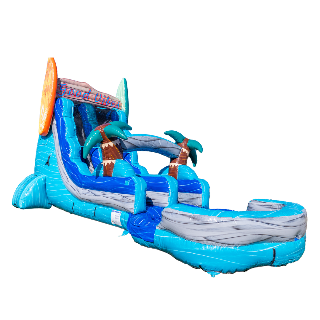 18FT Good Vibes Single Lane Slide