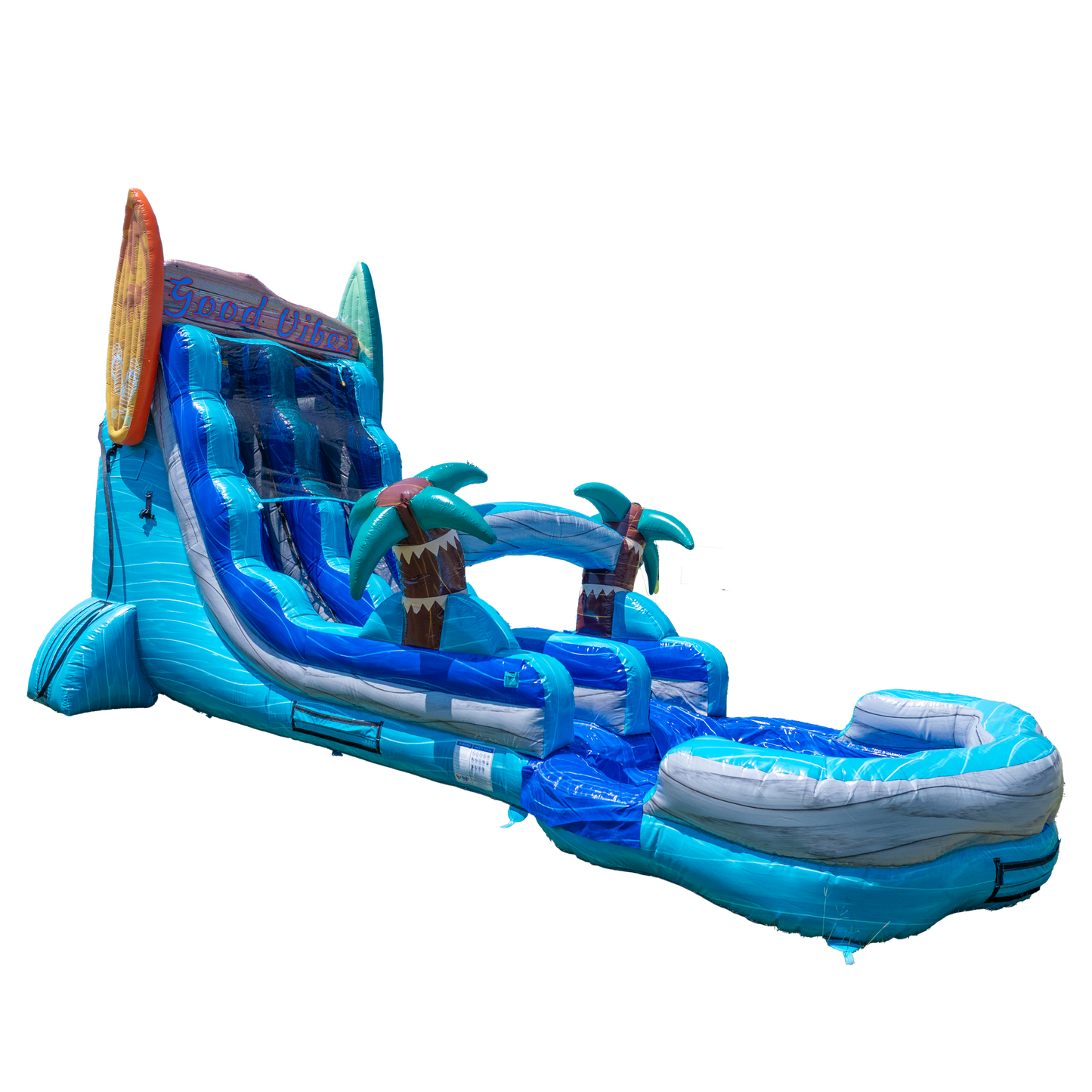 20FT Good Vibes Single Lane Slide