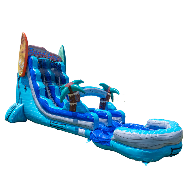 20FT Good Vibes Single Lane Slide