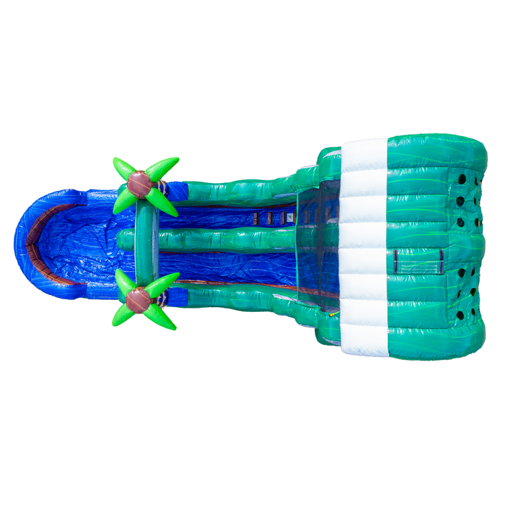18Ft Emerald Tsunami Single Lane Slide
