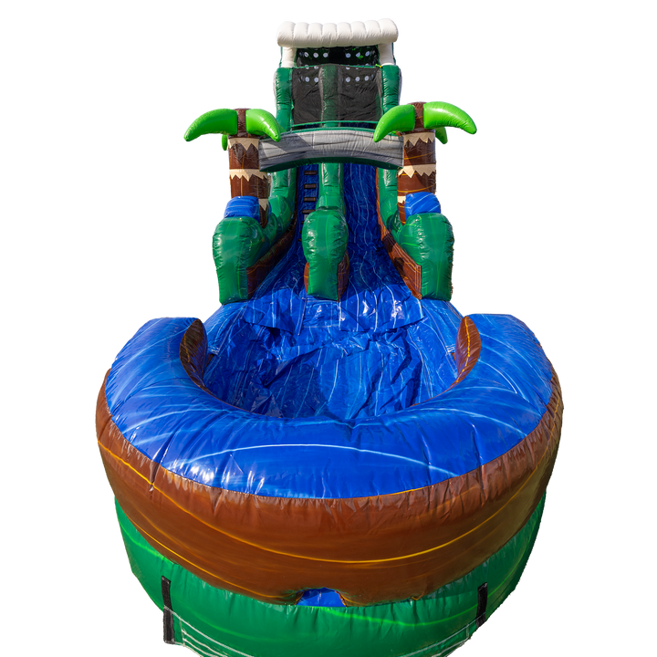 18Ft Emerald Tsunami Single Lane Slide