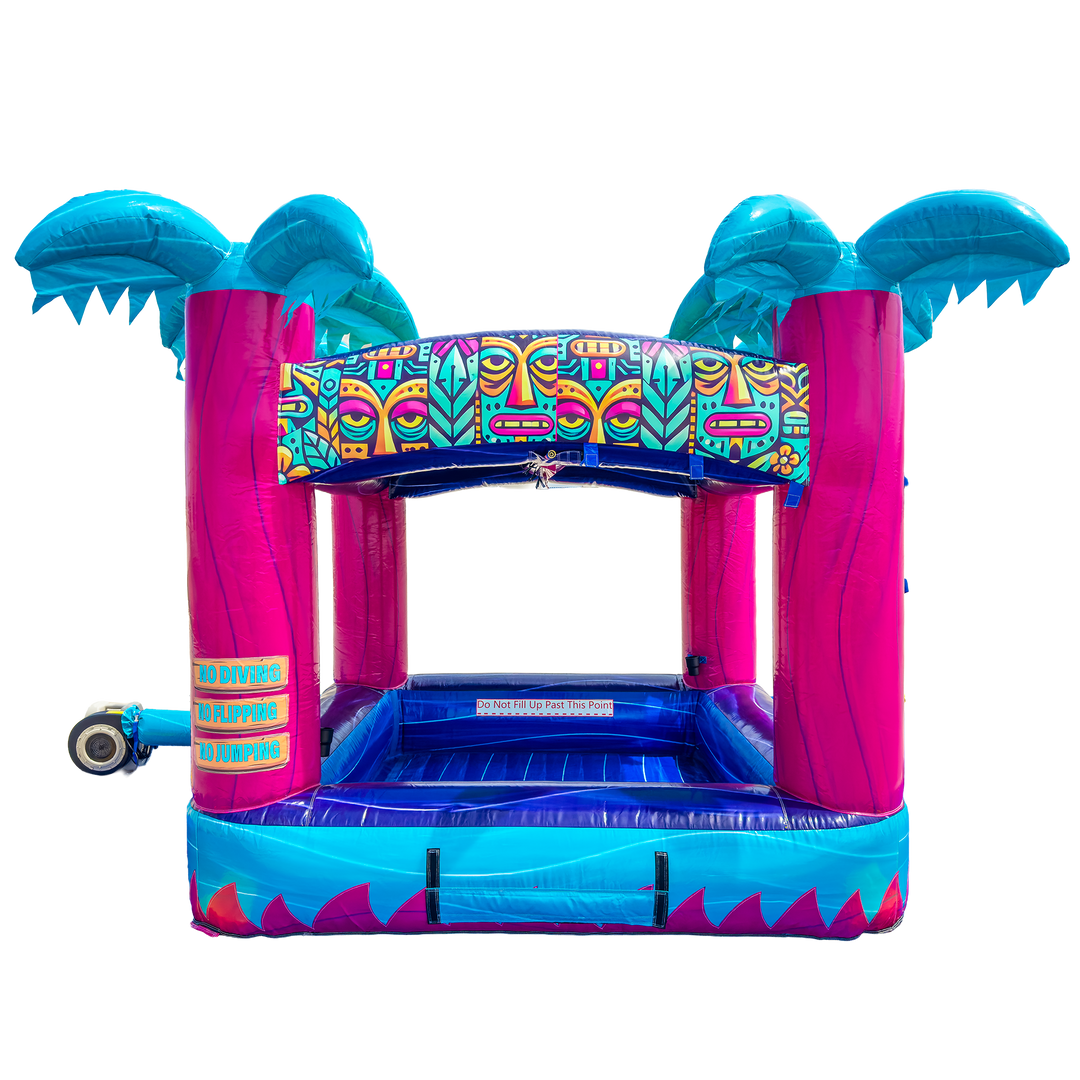 Teal Rippling Rush Splash Pool