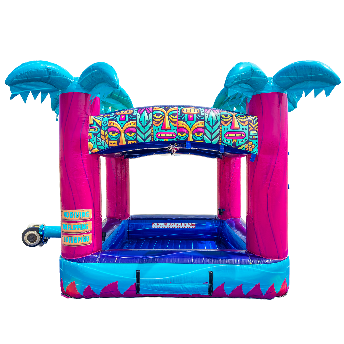Teal Rippling Rush Splash Pool