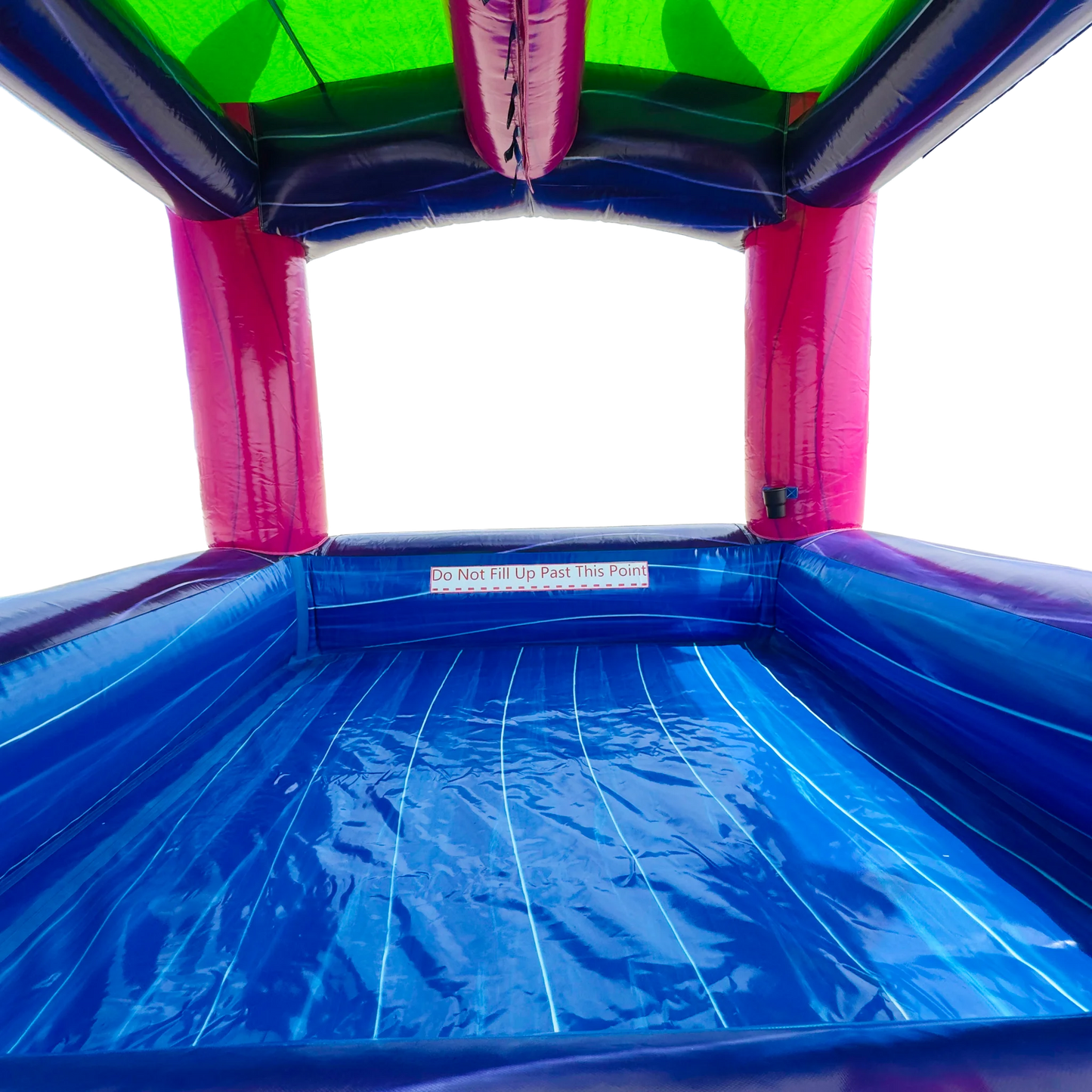 Teal Rippling Rush Splash Pool
