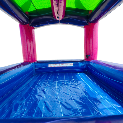 Teal Rippling Rush Splash Pool