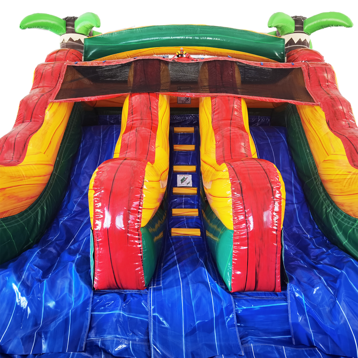 12FT Tropical Dual Lane Slide