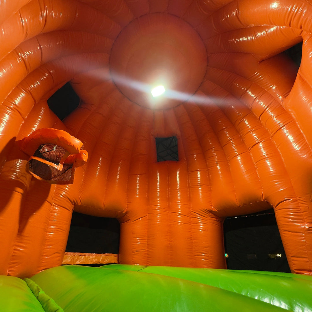 Pumpkin with Mummy Bounce House