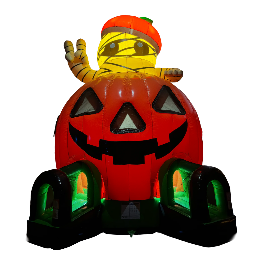 Pumpkin with Mummy Bounce House