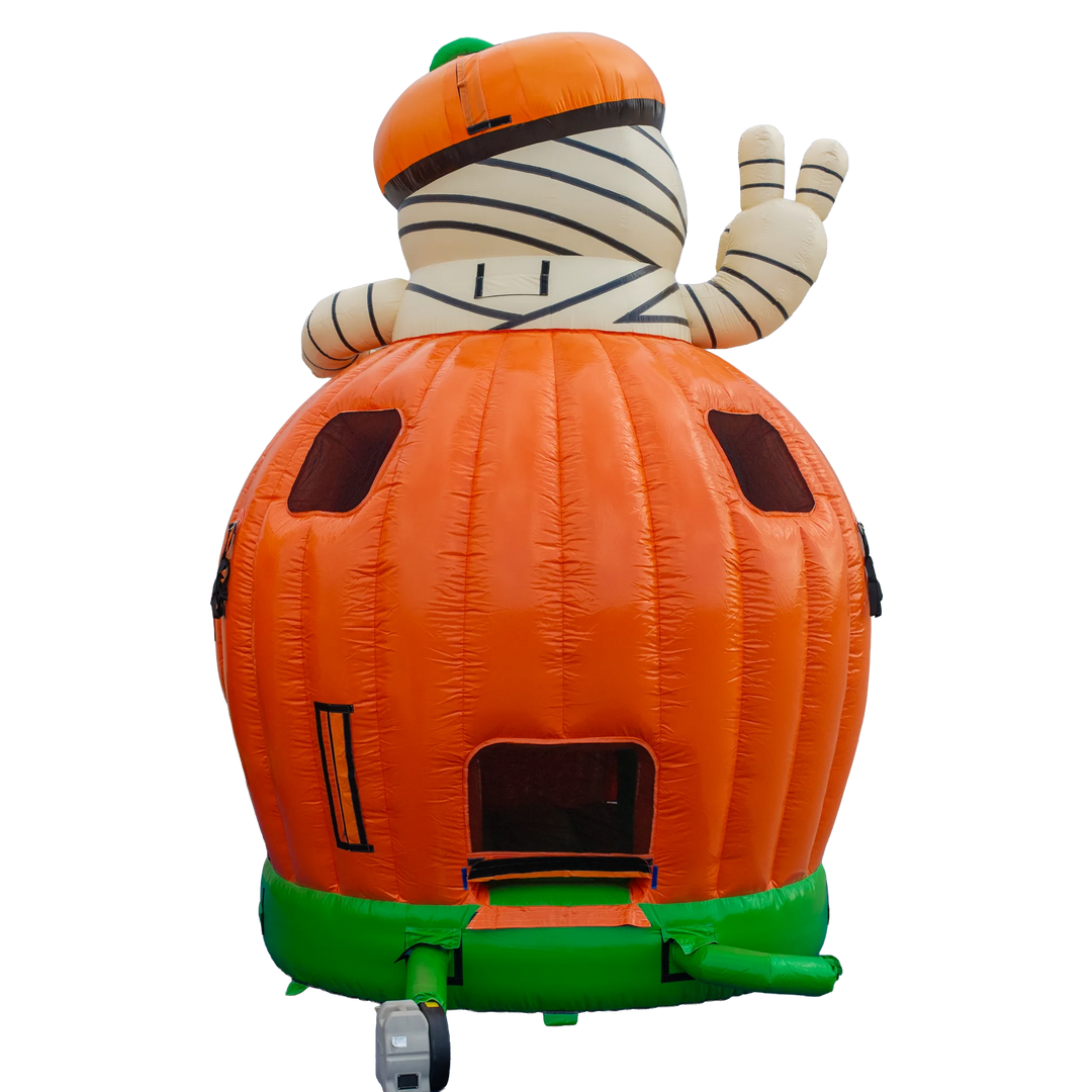 Pumpkin with Mummy Bounce House