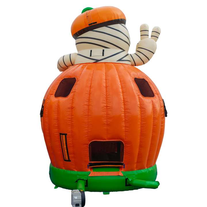 Pumpkin with Mummy Bounce House