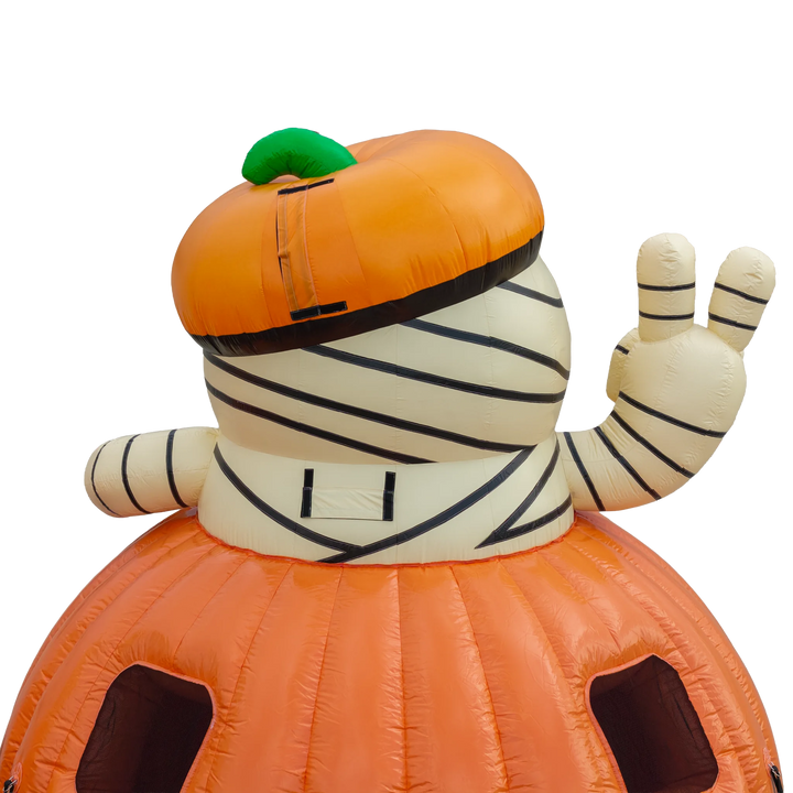 Pumpkin with Mummy Bounce House