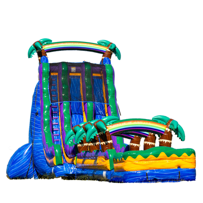 ONE WAFFLE TICKET - 27FT MAUNA LUA SLIP AND SLIDE WATERSLIDE