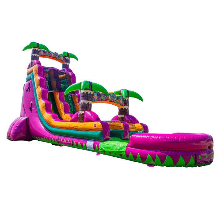 22FT Magenta Single Lane Slide